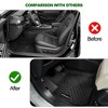 TruAIR All-Weather Floor Mats for 2008-2013 Toyota Highlander- Heavy Duty TPE Anti-Skid Liners (1-Set, Black) - 4 of 4