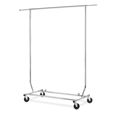 Chrome discount rolling rack