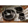tagltd Loft Speckled Reactive Glaze Stoneware Coffee Hot Coco Mug 16 oz. Black Dishwasher Safe - 3 of 4