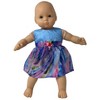 Doll Clothes Superstore Blue Splash Dress Fits 15-16 Inch Baby Dolls - 3 of 4