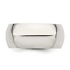 Black Bow Jewelry Men's 9mm Sterling Silver Polished Domed Comfort Fit Band - 3 of 4