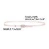 INSPIRE CHIC Women's Detachable Crossed Shoe Straps Belts Bands for Holding Loose High Heels 2 Pairs - 3 of 4