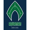 Justice League Movie Aquaman Emblem Boy's Navy T-shirt - 2 of 3