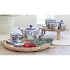 Blue Rose Polish Pottery 1700 WR Unikat 3 Piece Tea Set - 2 of 2