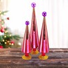 Cody Foster 19.0 Inch Carnival Trees Pink/Purple/Red Christmas Decorative Tree Set , Christmas Decor Modern Christmas (3PC) - 2 of 4
