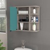 Vynxaria Medicine Cabinet With Six Shelves, Mirror Cabinet£¬Gray - 2 of 4