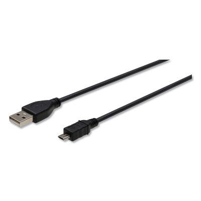  Innovera USB to Micro USB Cable, 6 ft, Black 30008 