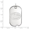 Black Bow Jewelry 10k White Gold Penn State Nittany Lions NCAA Large Pendant - 2 of 3