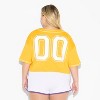 Women's Game Day Cropped Elbow Sleeve V-Neck Athletic Jersey - Wild Fable™ - 3 of 3