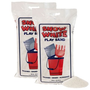 US Silica Snow White Comfortable Play Sand for Sand Tables - 1 of 4