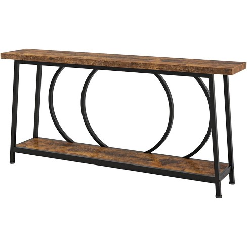 Tribesigns 70.9 inch Extra Long Sofa Table, Rustic Console Table