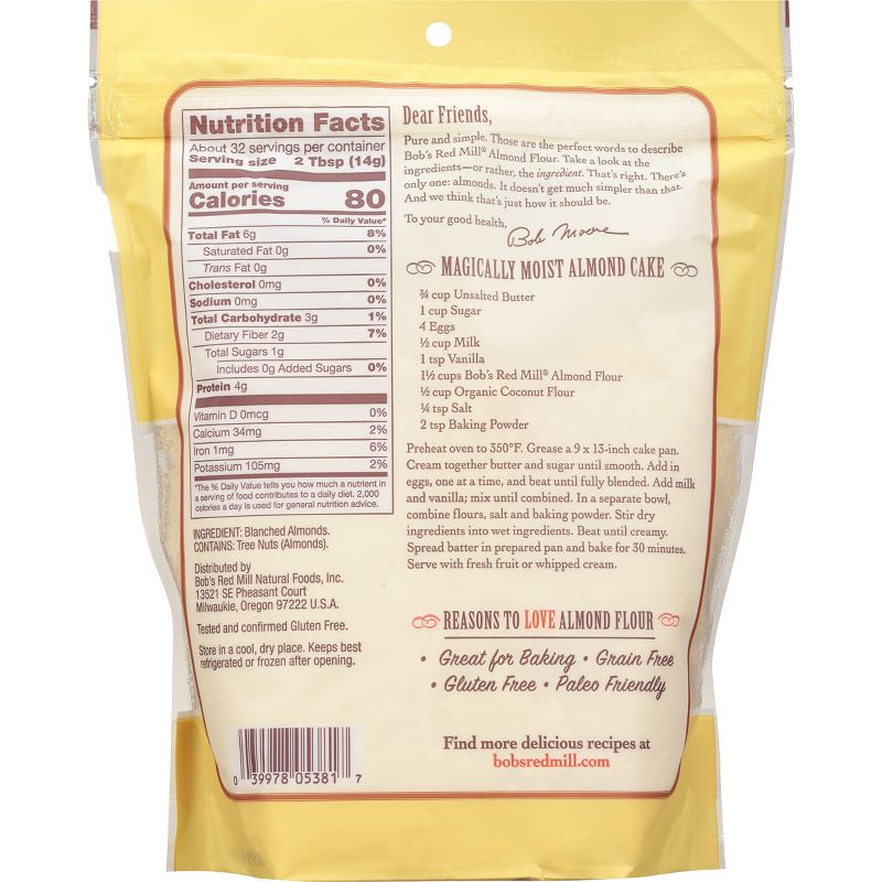 Bob&#39;s Red Mill Gluten Free Super Fine Almond Flour - 16oz, 3 of 10