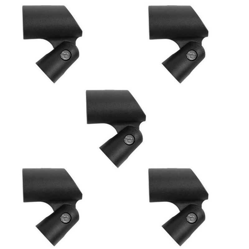 Monoprice Microphone Clip (5-Pack) With a Threaded Screw Insert, Designed to Securely Hold Handheld Microphones - Stage Right Series, 1 of 5