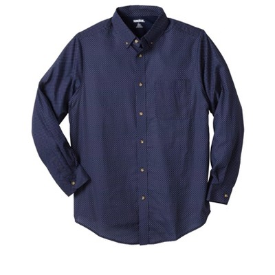 KingSize Men's Big & Tall Long Sleeve Wrinkle Free Sport Shirt