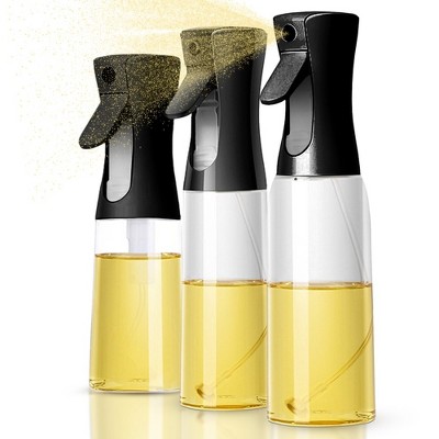 Cheer Collection Set Of 3 Multi-purpose Food Grade Oil Spray Bottle ...