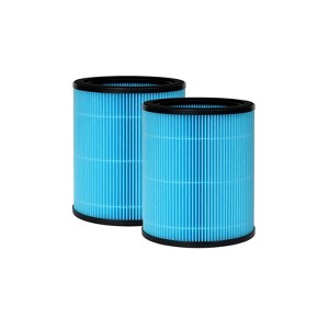 Nispira AP0601 2-in-1 True HEPA Filter Replacement for AirTok Air Purifier AP0601-RF | Remove Particle Size down to 0.1 microns | 2 Packs - 1 of 4