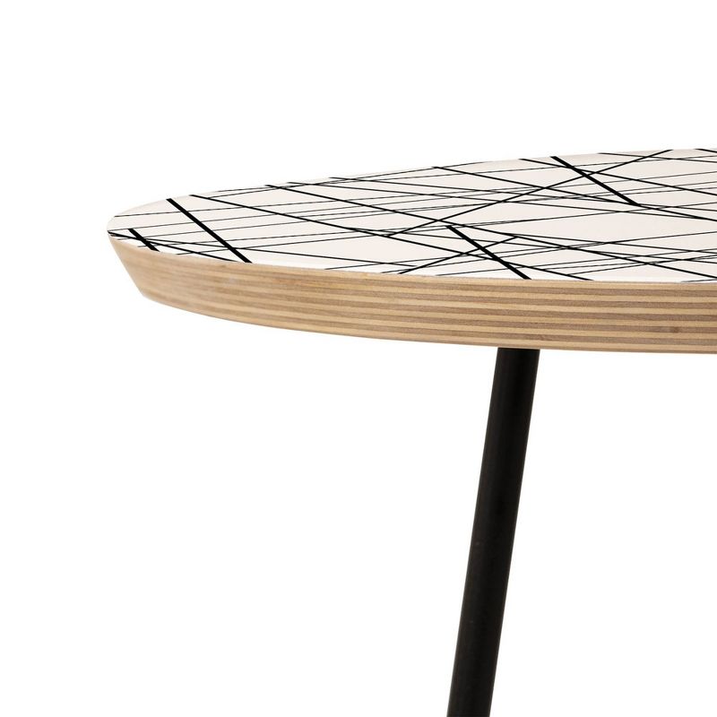 Gabriela Fuente Architecture Side Round Table Black - Deny Designs, 4 of 7