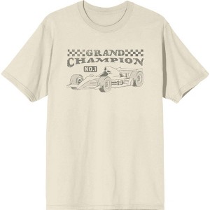 Vintage Formula Racing Grand Champion  Adult Crew Neck Short Sleeve Tee - 1 of 2