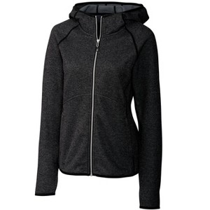 Cutter & Buck Mainsail Sweater-Knit Hoodie Womens Full Zip Jacket - 1 of 2