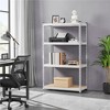 Yaheetech 4 Tiers Storage Shelf Metal Shelving Unit Steel Frame - 2 of 4