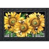 Briarwood Lane Spring Doormat 30x18 Indoor Outdoor Buzzing Sunflowers For Spring Doormat - 2 of 4