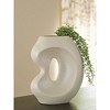 Signature Design by Ashley Odion 11.75" Vase, Stone Beige Contemporary Decor - 2 of 4