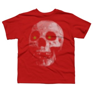 Boy's Design By Humans Giant Halloween Skull By robotface T-Shirt - 1 of 3