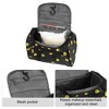 Unique Bargains Travel Makeup Bag Travel Toiletry Organizer Makeup Brush Holder Oxford Cloth - 3 of 4