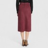 Women's Faux Suede Midi Skirt - A New Day™ - 2 of 4