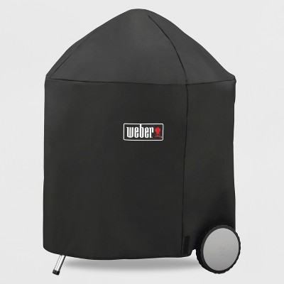 Weber  26" Charcoal Premium Grill Cover- Black