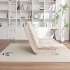 70'' Upholstered Human Dog Bed for Adult & Pets,with 5 Adjustable Position &Massage Pillow, Bean Bag floor sofa with 2 Soft Pillows - 2 of 4