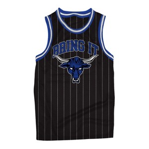 WWE The Rock Basketball Jersey - Dwayne Johnson - Mens World Wrestling Champion Mesh Tank Top Basketball Jersey - 1 of 4