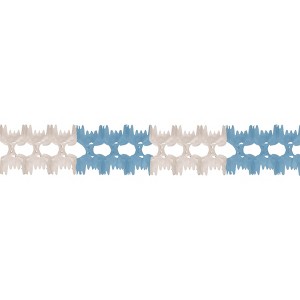 Beistle Pageant Garland, 7" x 14' 6", (2/Pkg) Blue - 1 of 4