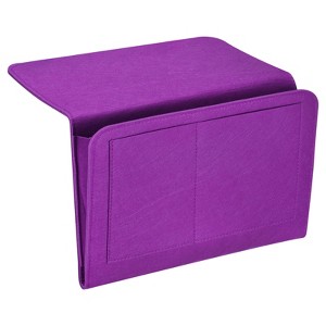 Unique Bargains Felt Bedside Organizer Bed Hanging Caddy 5 Pockets Hanging Bag 1 Pc - 1 of 3