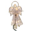 Kurt Adler 10-Light LED Capiz Wire Angel Tree Topper - 3 of 4