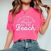 Simply Sage Market Women's Life Is Better At The Beach Sun Short Sleeve Garment Dyed Tee - 2 of 2