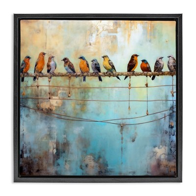 Stupell Industries Abstract Perched Birds, 25" x 25"