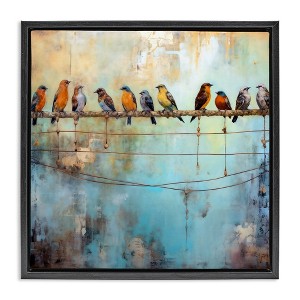 Stupell Industries Abstract Perched Birds, 25" x 25" - 1 of 4