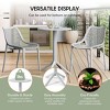 WestinTrends Playa 23.5" Outdoor Polypropylene Resin Round Patio Bistro Dining Table for 2 - 4 of 4