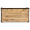 vidaXL Coffee Table Natural Wood Solid Mango Wood Medium Coffee Table - 4 of 4