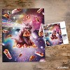 Aquarius Puzzles Random Galaxy Pizza Cat 500 Piece Jigsaw Puzzle - 3 of 4