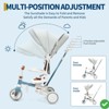 7-in-1 Foldable Baby Tricycle w/ Adjustable Parent Handle – Toddler Trike with Safety Harness, Wheel Brakes - 4 of 4