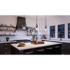 Urban Ambiance Luxury Contemporary Pendant 12.5''H x 6.375''W,  Midnight Black Finish,  Mesa Collection, UHP4373 - 2 of 4