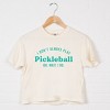 Simply Sage Market I Don't Always Play Pickleball Boxy Crop Top - 3 of 4