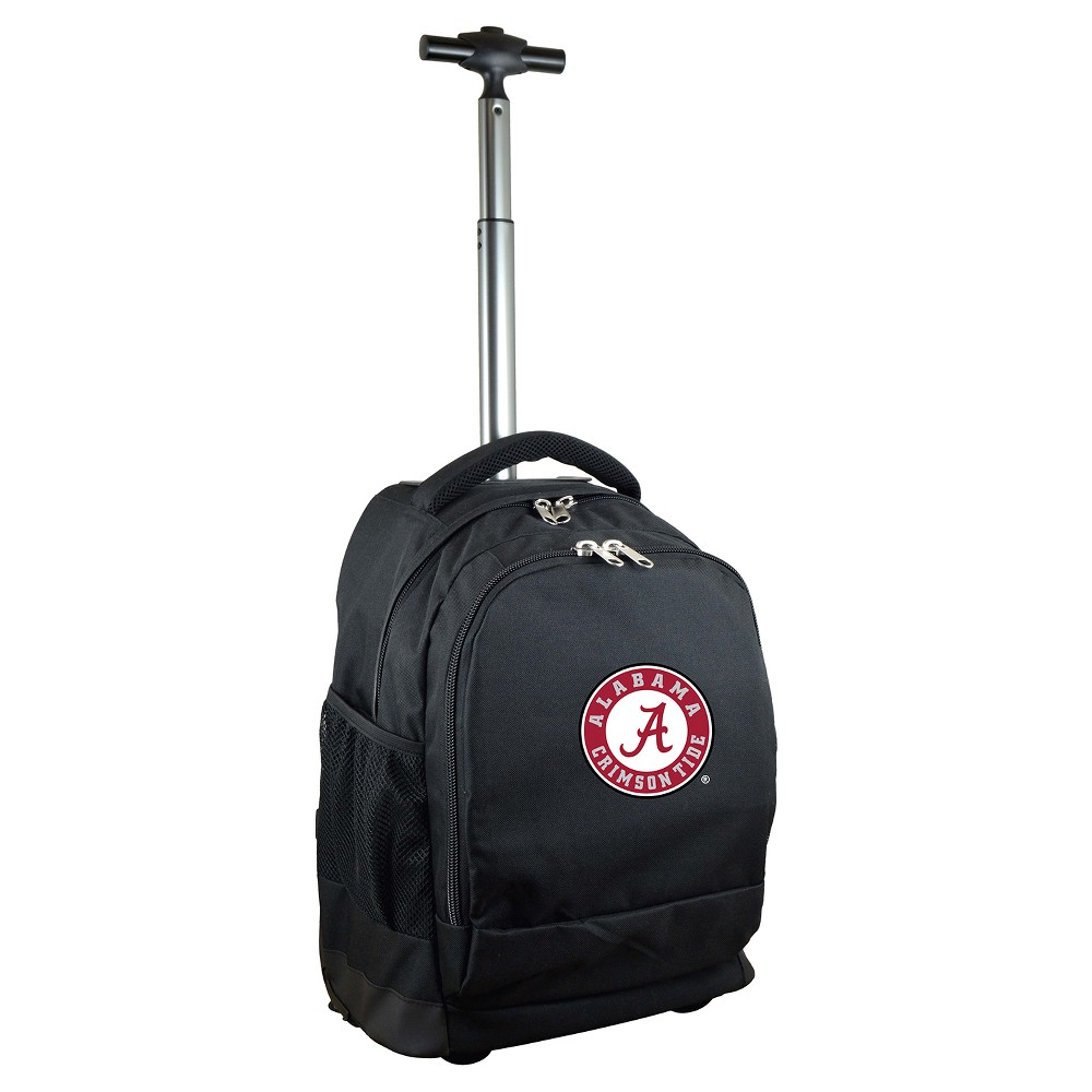 Photos - Backpack NCAA Alabama Crimson Tide Black Premium Wheeled 19" 