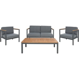 Chicopee 4 Pc Living Set - Indoor/Outdoor - PAT7725 - Safavieh - 1 of 4