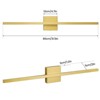 KAISITE 24in Linear LED Vanity Light with Dimmable Function - 3 of 4