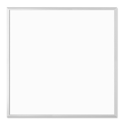 U Brands 36" Square Magnetic Dry Erase Board Silver Aluminum Frame