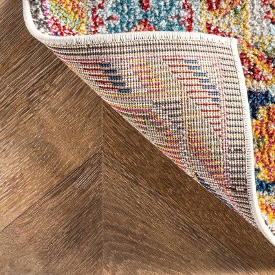 Handmade Reversible Black Synthetic 4' x 6' Easy-Care Rug