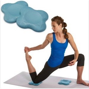 Yoga Knee Pads Set of 2, Knee and Elbow Cushions for Meditation, Fitness, Kneeling, Floor Workouts for Men & Women - 1 of 4